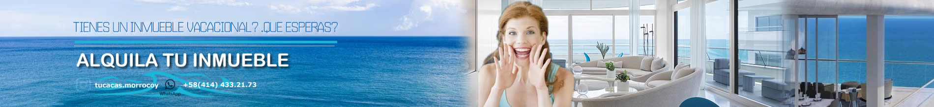 alquila tu apartamento o inmueble en Tucacas parque nacional Morrocoy