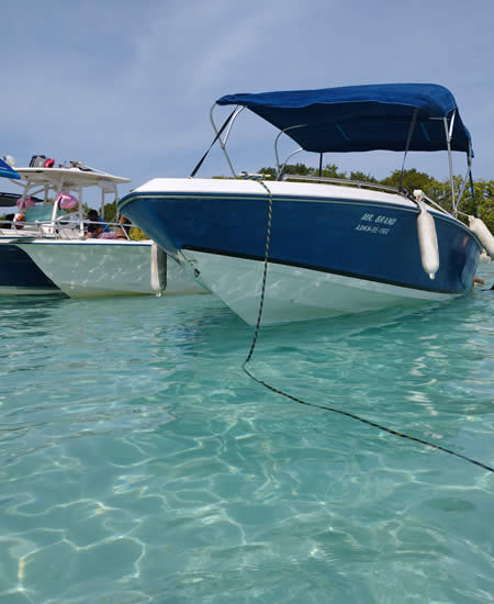 Paseo en Tucacas en Lancha deportiva para 6 personas